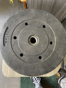 Pair Of 25 Lbs Weights