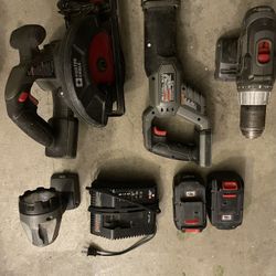 Porter Cable Tool Set 18V