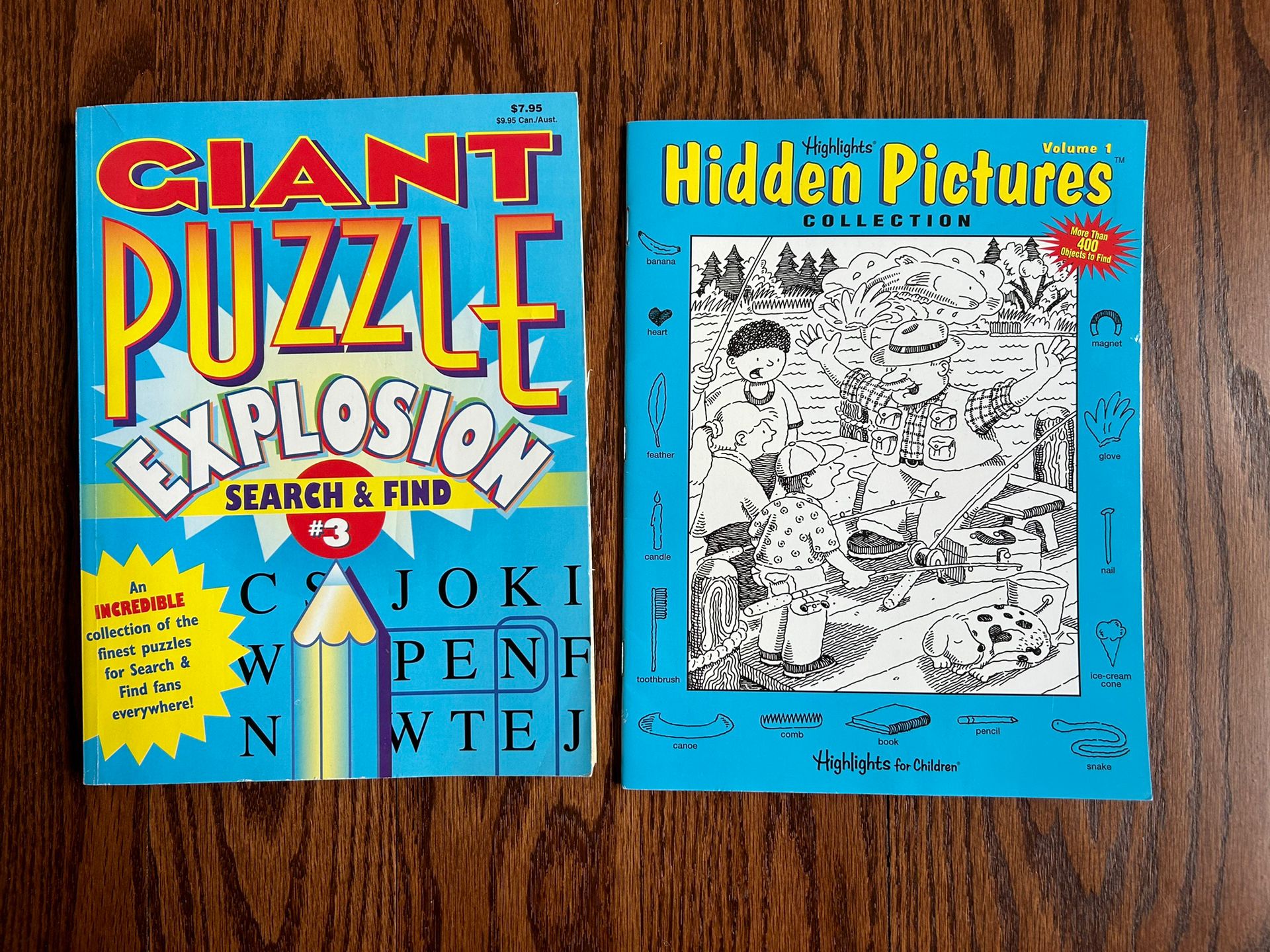 Giant Puzzle Explosion Search&Find 135 Puzzles & Highlights Hidden Pictures 400+ Objects