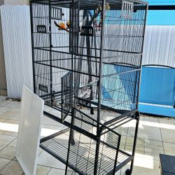 Large Bird Cage 🐦 🐦‍⬛............jaula Grande Para Pajaros 