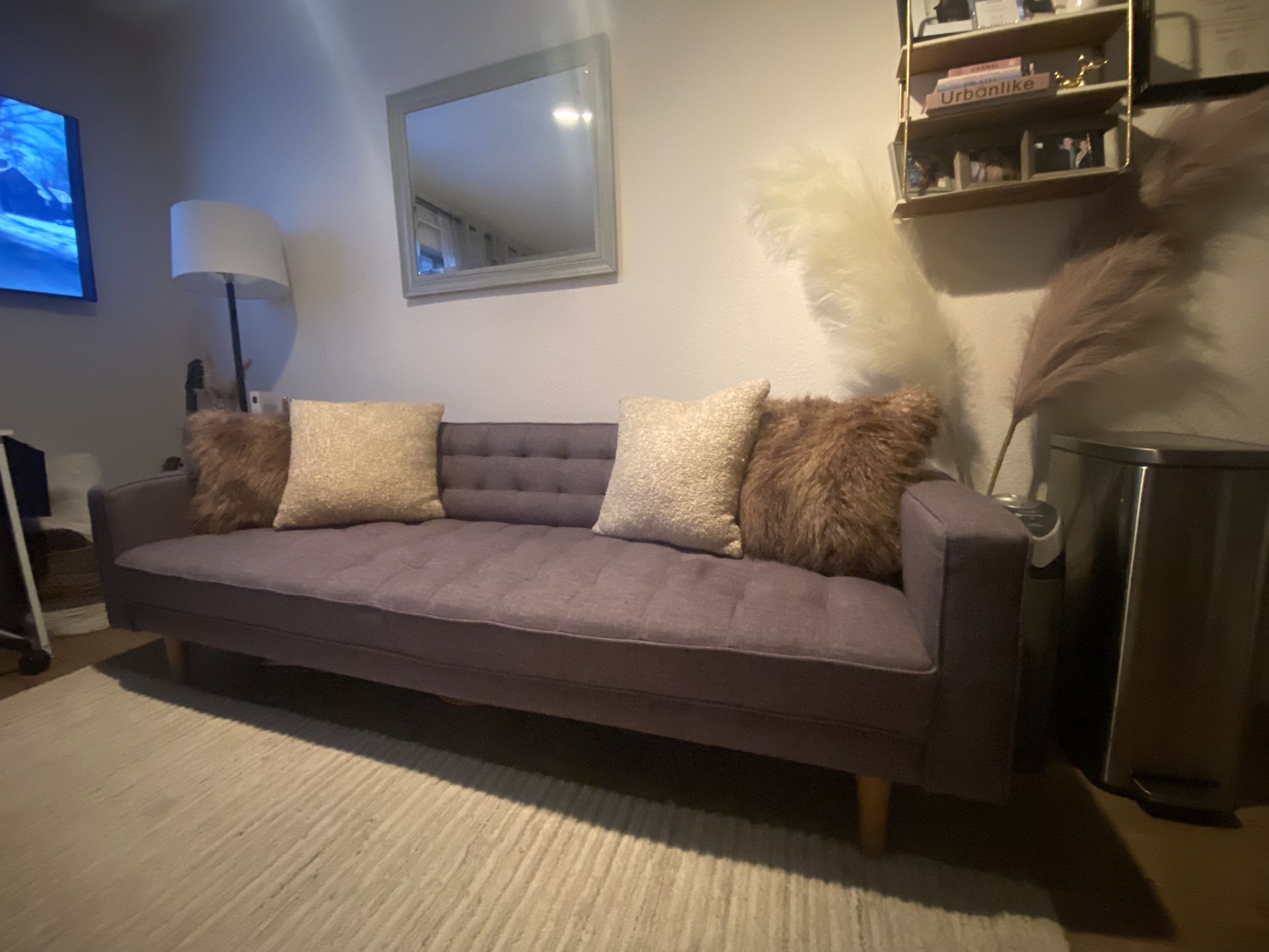 Heather Gray Living Spaces Couch 