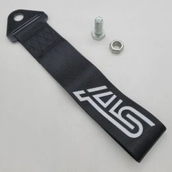 Brand New Subaru STI High Strength Black Tow Towing Strap Hook For Front / REAR BUMPER JDM