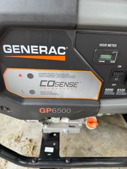 Generac GP6500 Portable Generator – Only 1.3 Hours