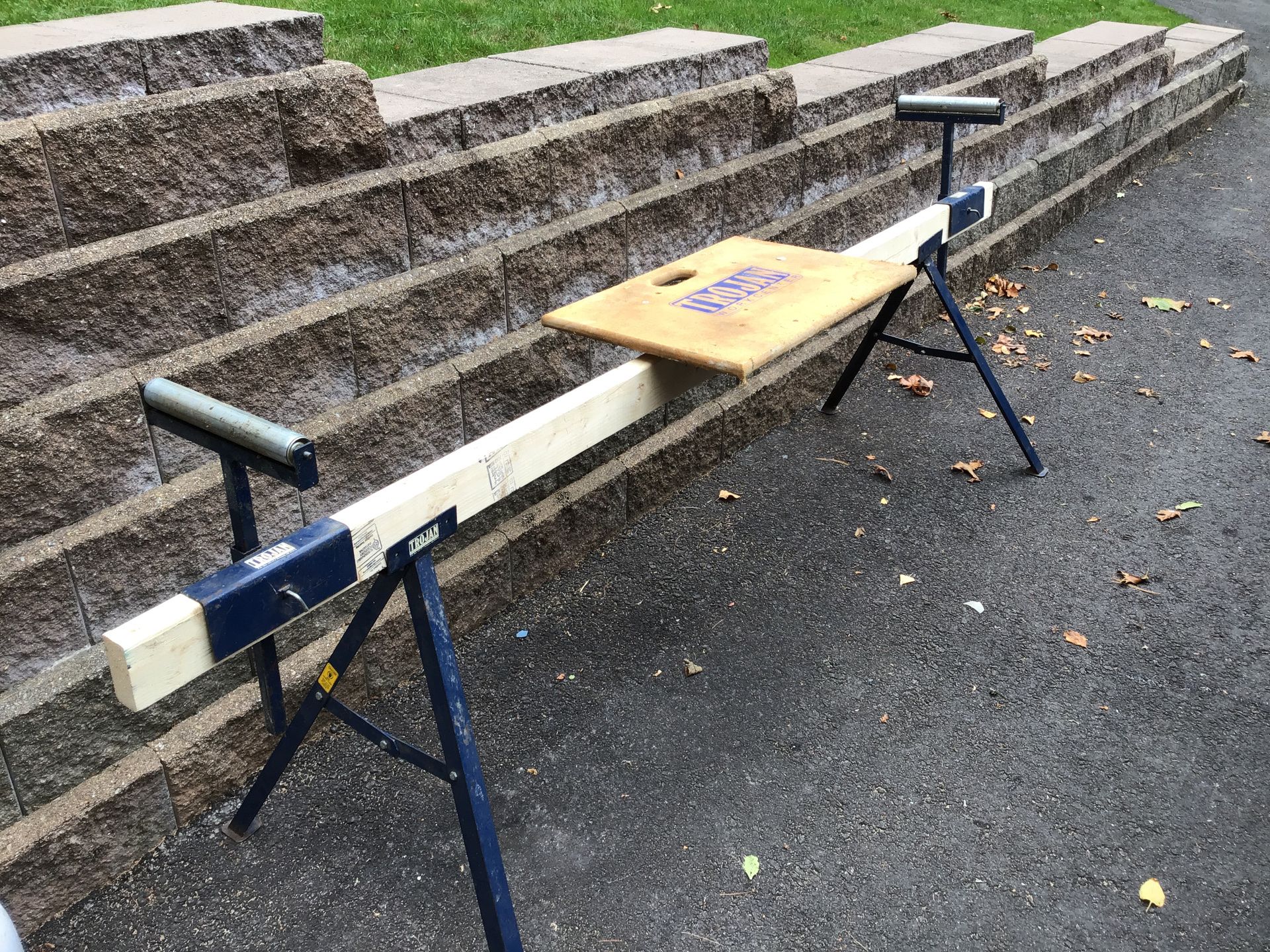 Trojan work center saw stand