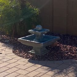 Outdoor Lighted Fountain 