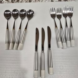 Set of Appetizer Forks, Knives, Spoons