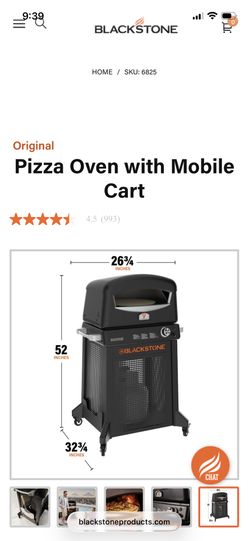 Blackstone Pizza Oven With Cart
