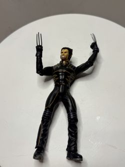 2000 Toybiz Marvel X-Men Movie Wolverine Black Team Suit Action Figure 6" C210B