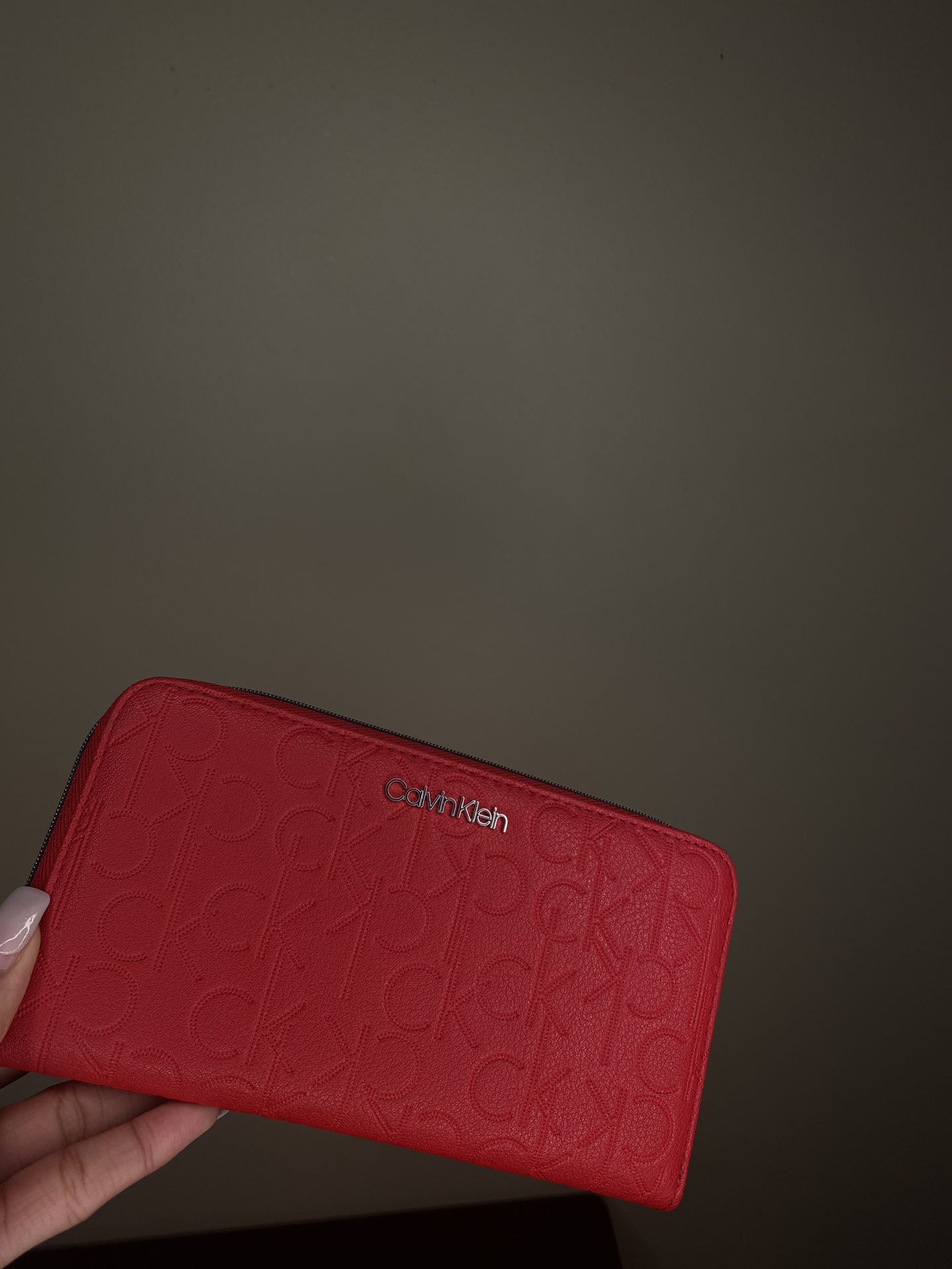 NEW Calvin Klein Red Wallet