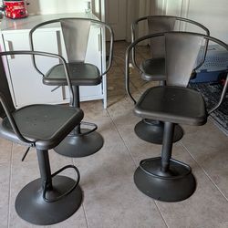 indoor/outdoor adjustable counter chairs
