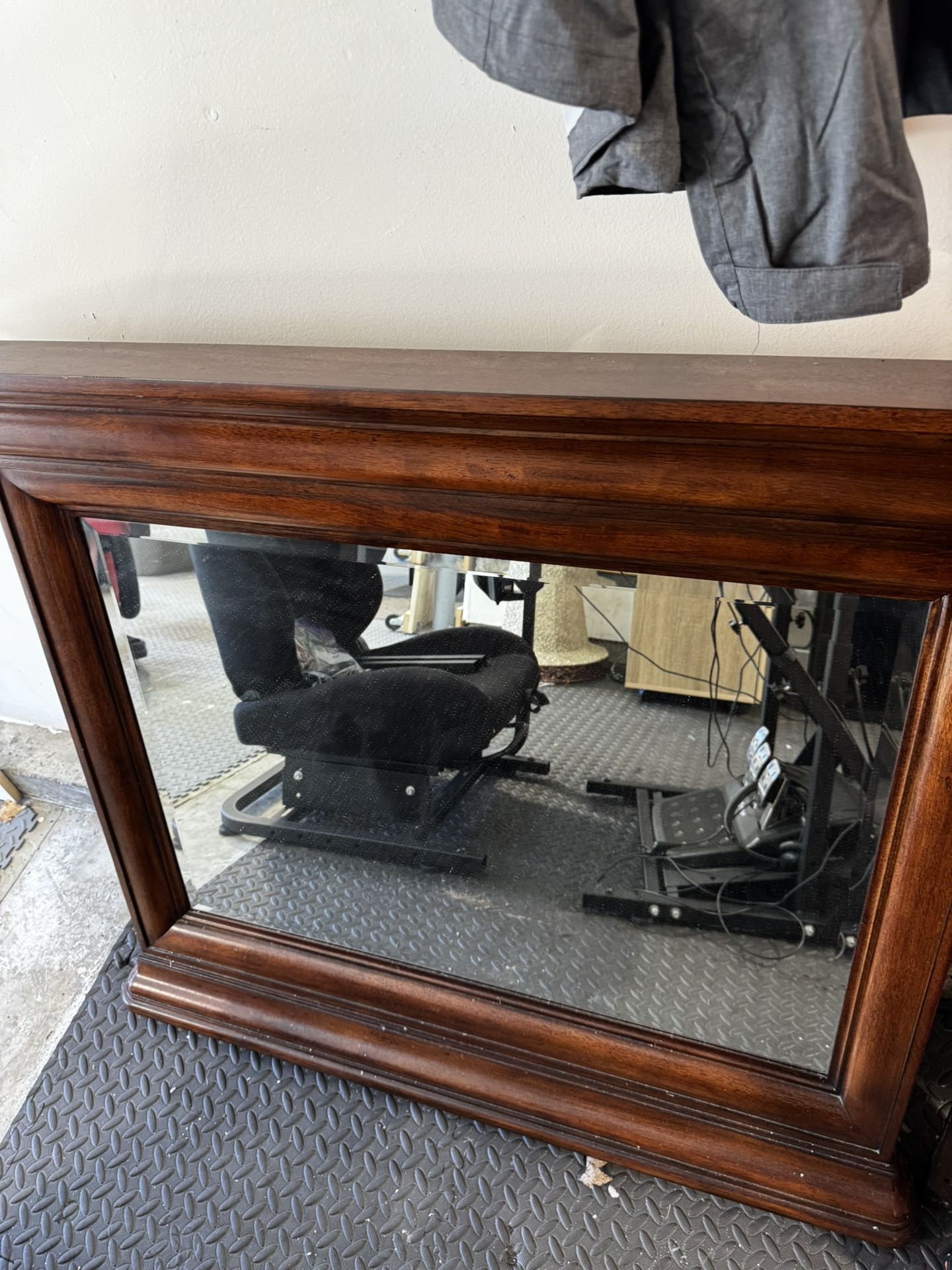 Mirror - Hardwood - 38 Inches Tall, 41 Inches Wide