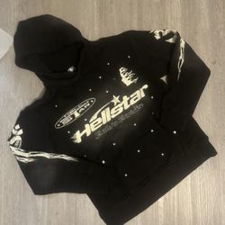 Hellstar hoodie black with creme brand new  Size: Medium  Condition: brand new read description