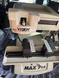 Vision MAX Pro CNC Rotary & Flat Engraver – Tested & Working w/ Diamond Cutter