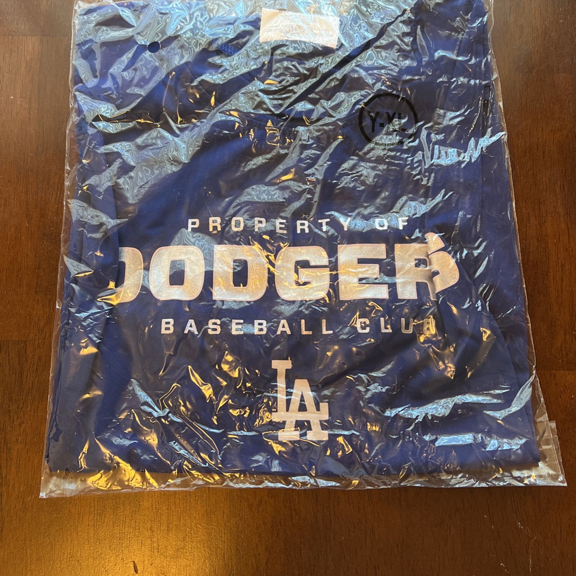 Los Angeles Dodgers Youth XL Sealed Athletic Shirts