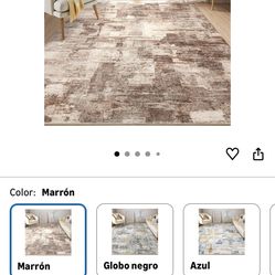 Abstract Living Room Rug, 6x9 Feet