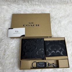  coach men wallet set