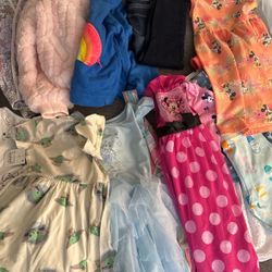 2T Bag Of Assorted Clothing For Girls 