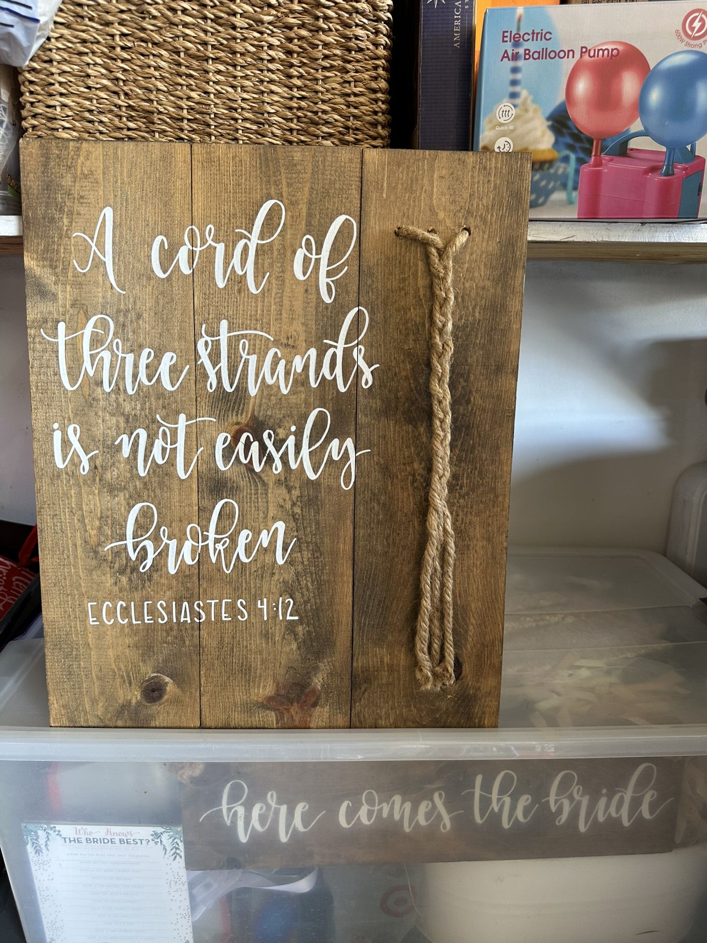 Wedding Decor Sign