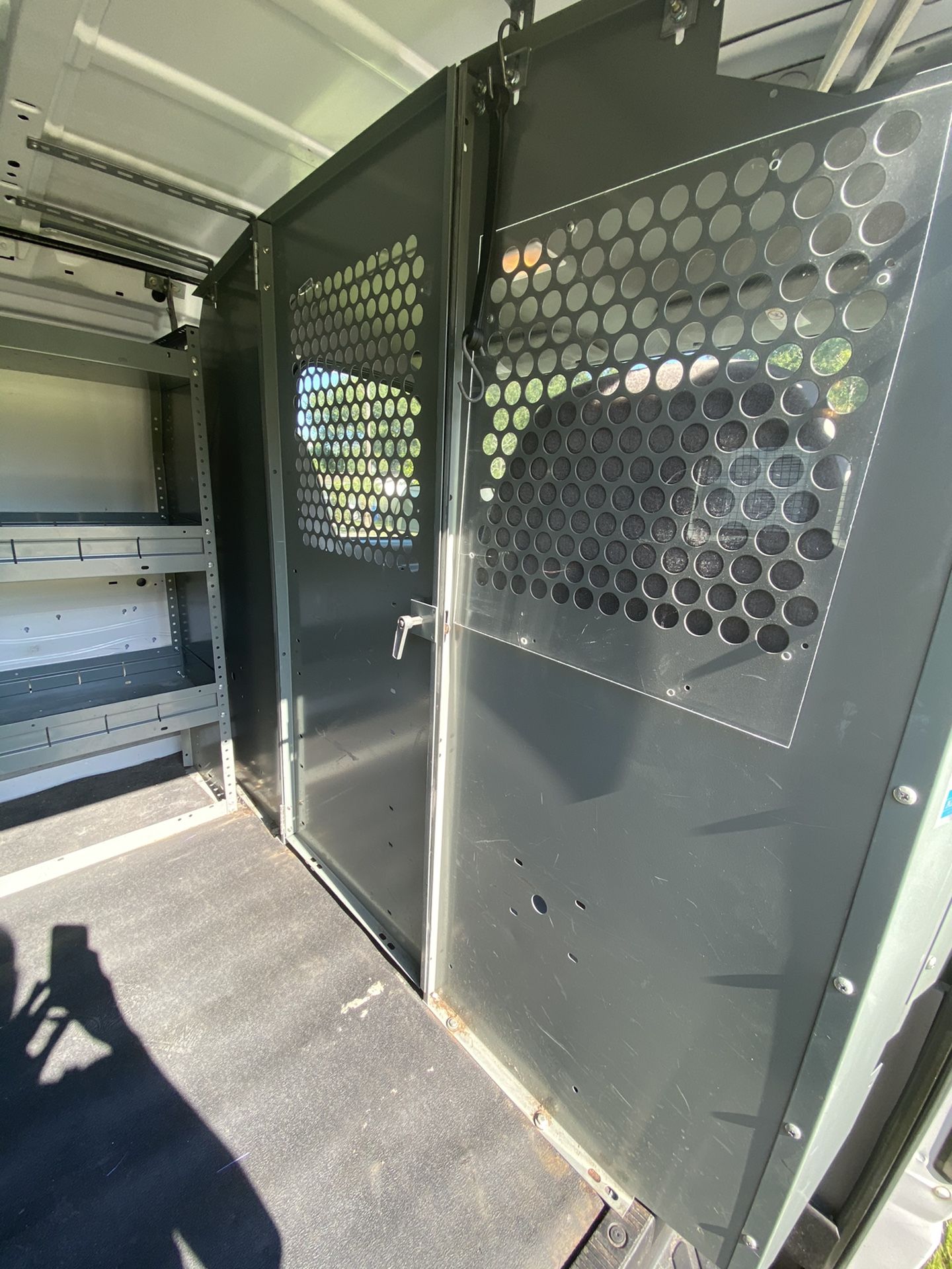 Van partition, and window screens