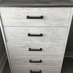 Matching Dresser And Side Table 