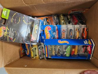 Box of hot wheels