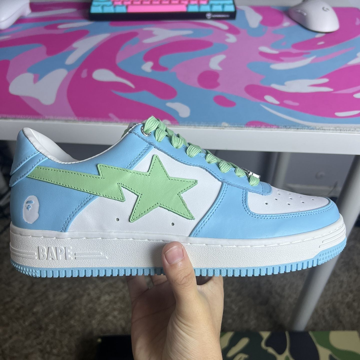 Bapesta Pastel Blue “Sax”