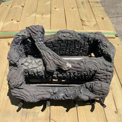 Gas Fire Place Burner Logs