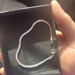 925 Sterling Silver Bracelet 7.5 inches