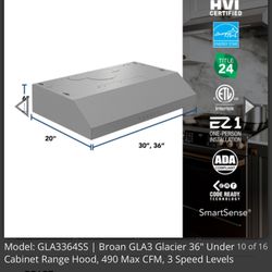 New Cooktop And Hood 36”