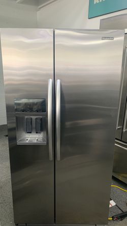 Kitchen aid stainless side by side