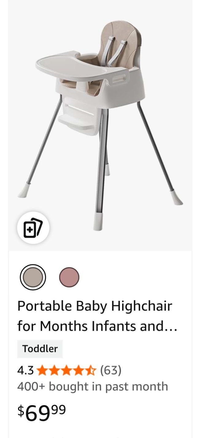 Portable Baby Highchair Cozy Eating Table Sit Up High Chair and Seats for Sitting Up Back Booster Feeding Chairs 20