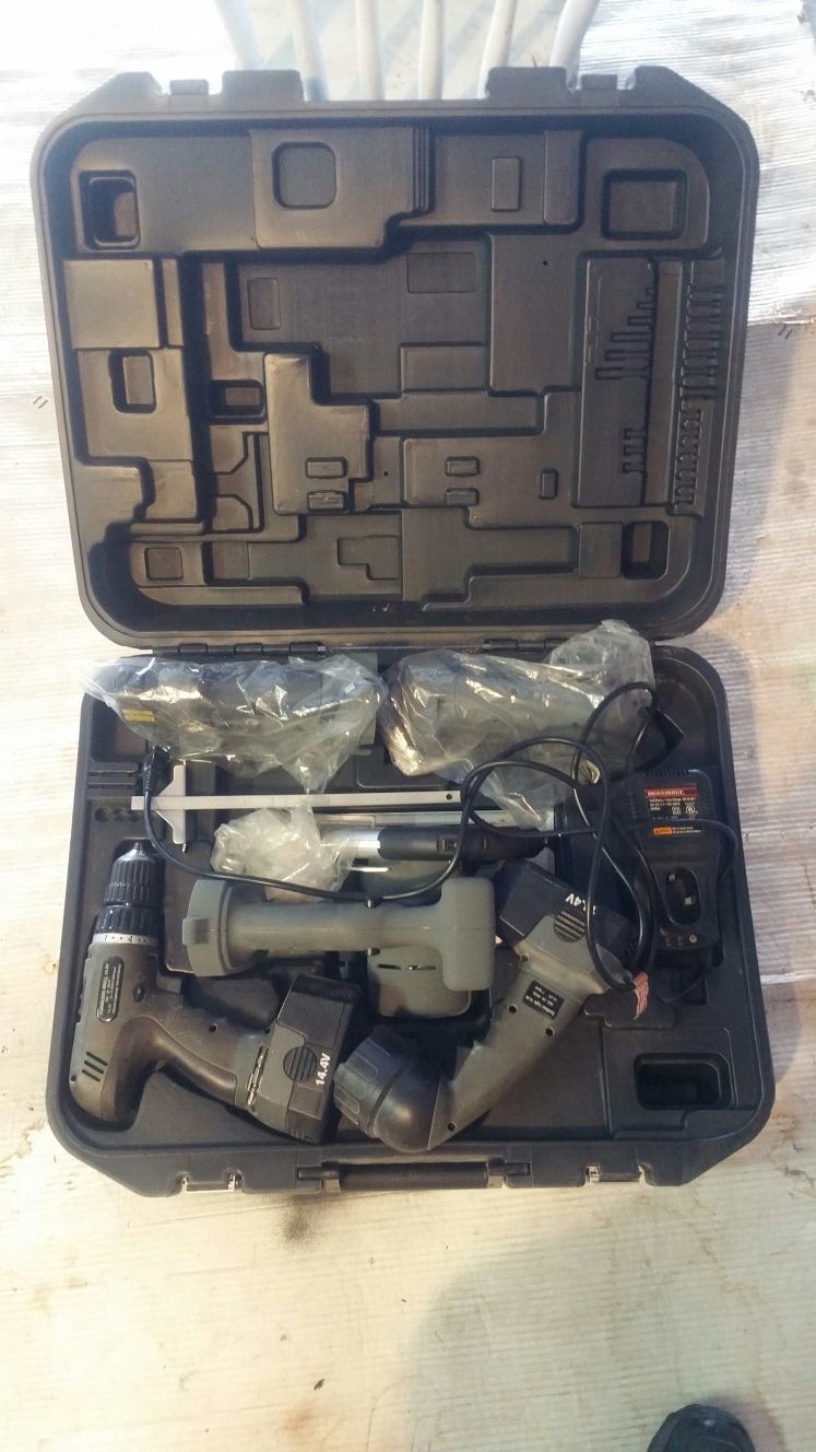Durabuilt 14.4 Cordless Tool Kit - 5 Piece
