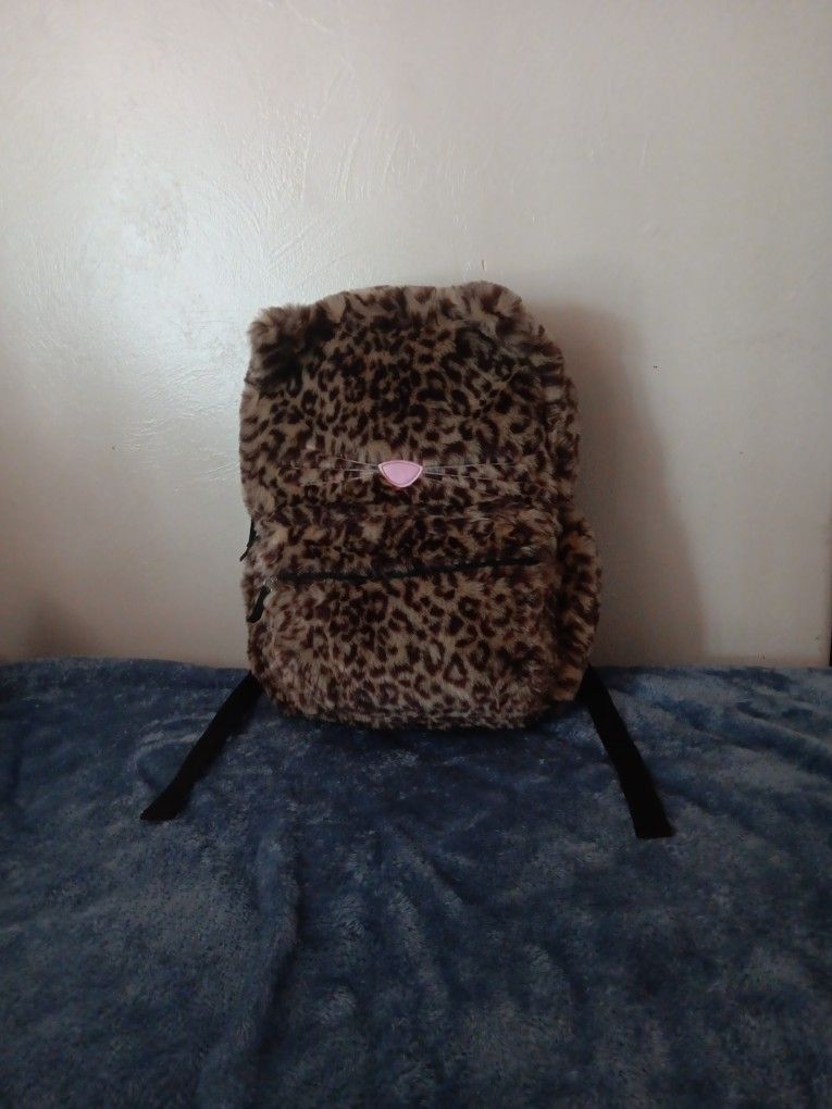 Fluffy Kitty Backpack 