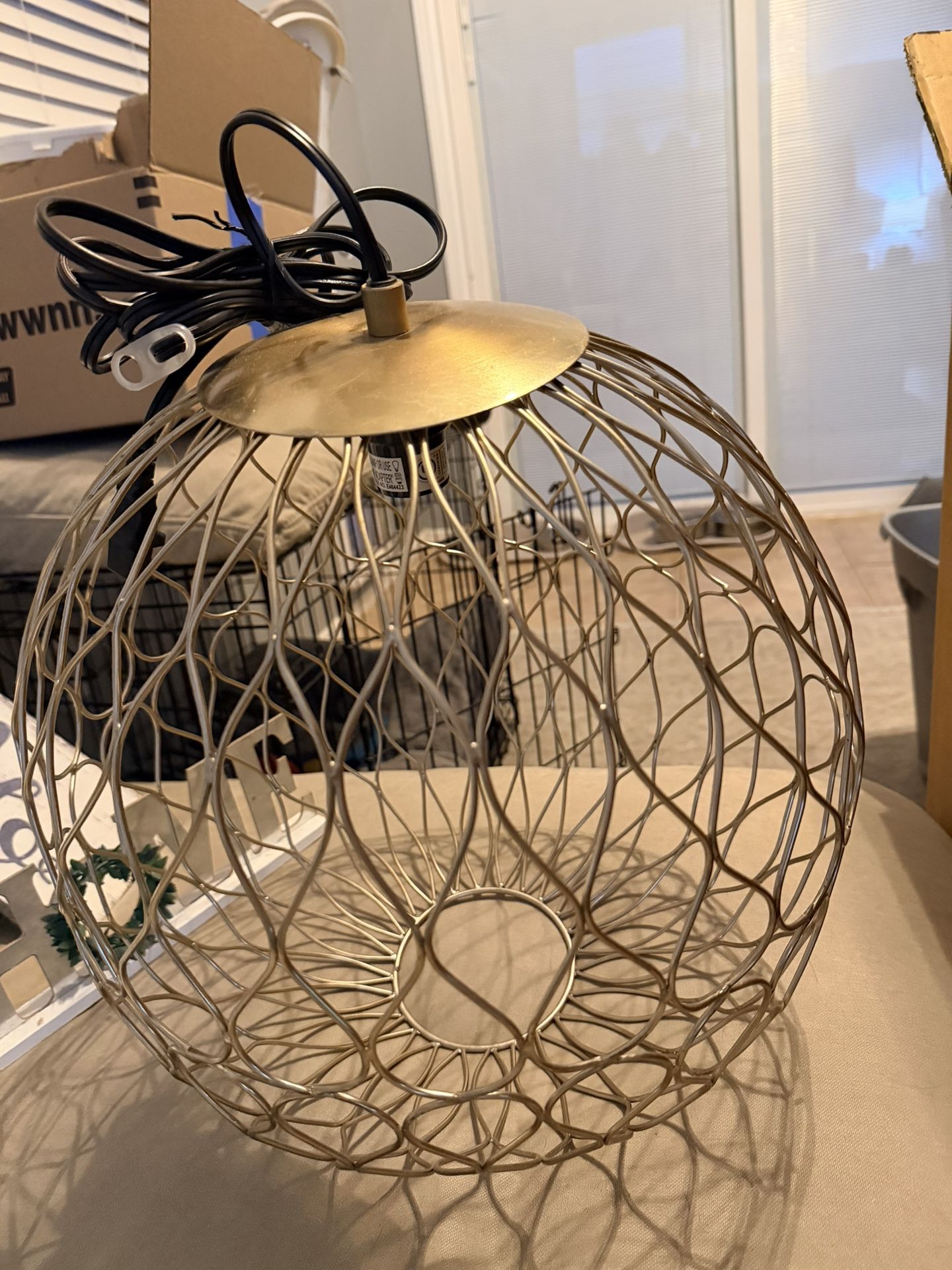 Gold Pendant Light
