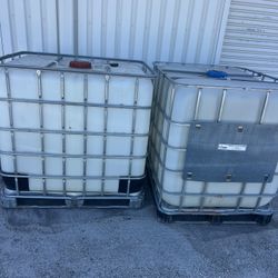 Two 250 Gallon Tanks