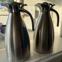 32oz Stainless Steel Carafes $40 For 2