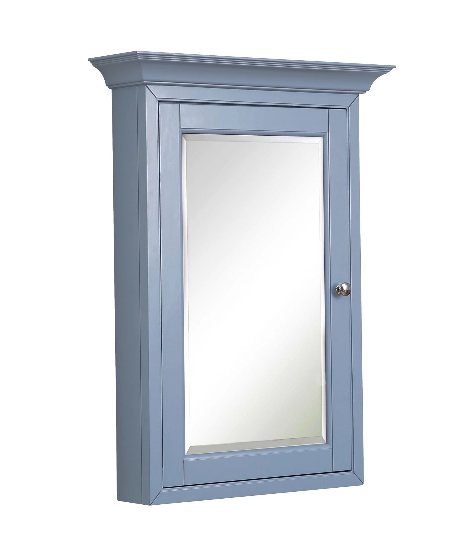 Newport Wall-Mounted Medicine Cabinet (Powder Blue) - New In Box