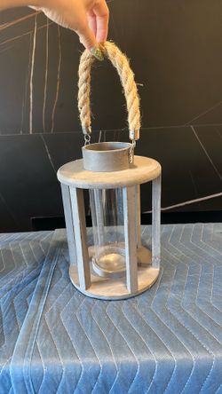 Outdoor hanging lantern /candle holder