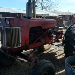 Diesel Tractor With Implements 