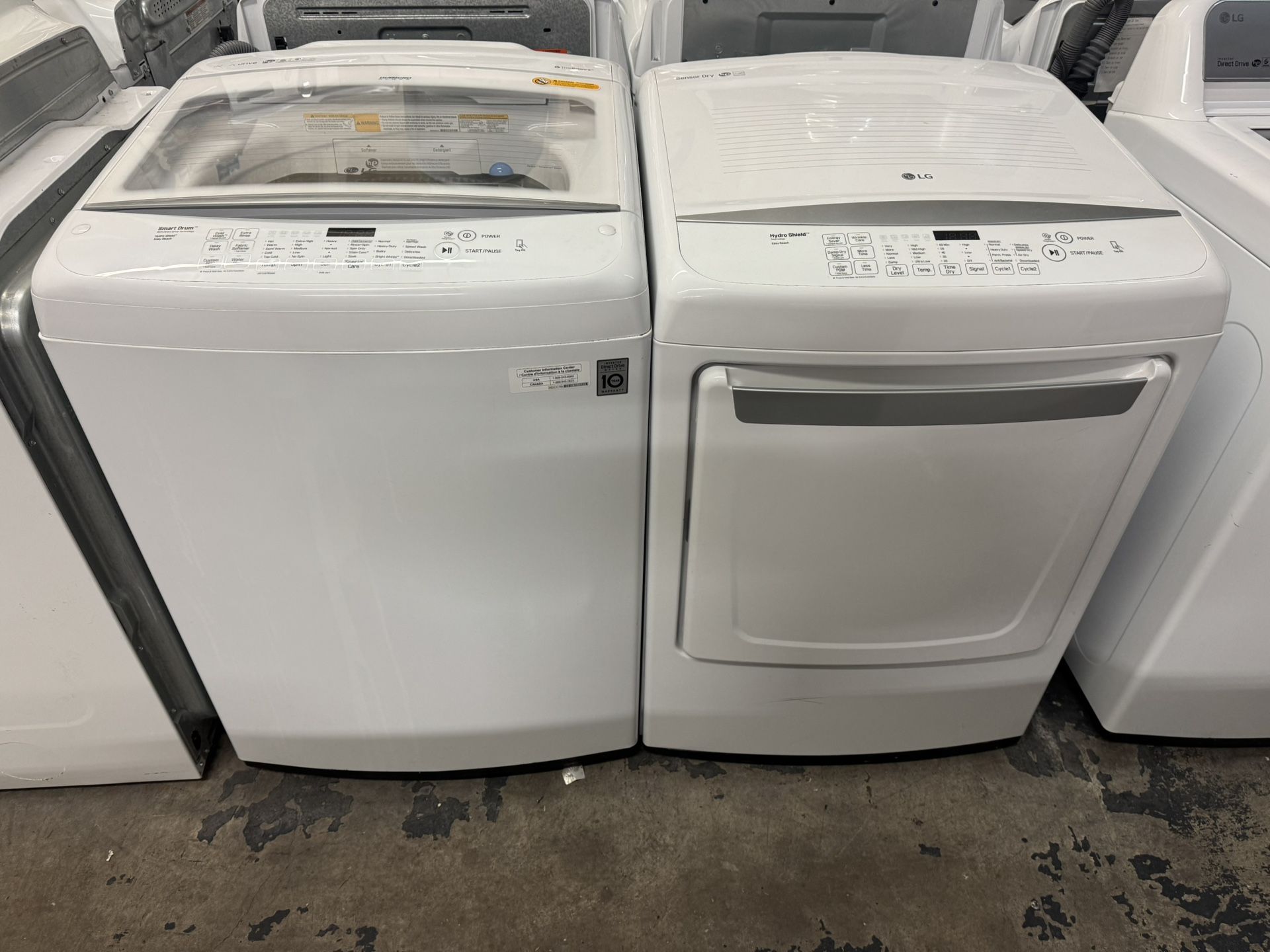 LG Washer And Electric Dryer