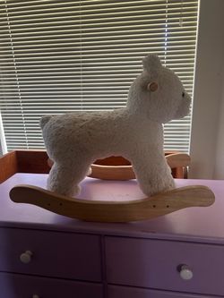 Pottery barn kids rocking teddy bear