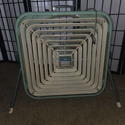 Vintage (1950's) Sears Kenmore 3 Speed w/thermostat 16" blade Fan