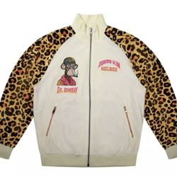 Death Row Records DR.Bombay Track Jacket  Ivory Size 3XL Large Rare 