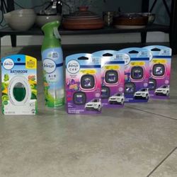 Febreze Spray, Febreze Small Spaces Bathroom, Febreze Car Air Freshener