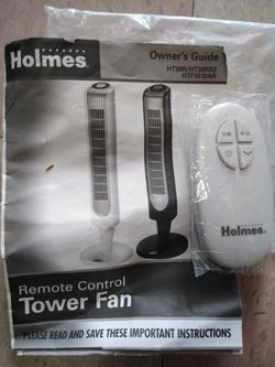 Tower fan remote control