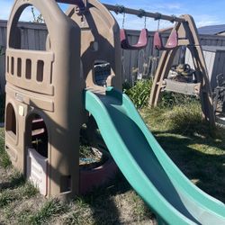 Swing Set And slide