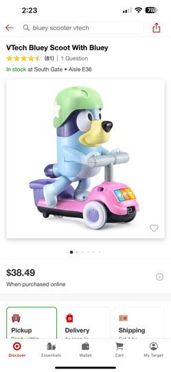 Bluey Scooter 