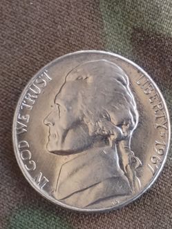 1967 Jefferson Nickel US Coin