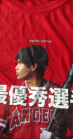 California Angels Shohei Ohtani SGA 2021 MVP Gungho Tshirt SIze XL