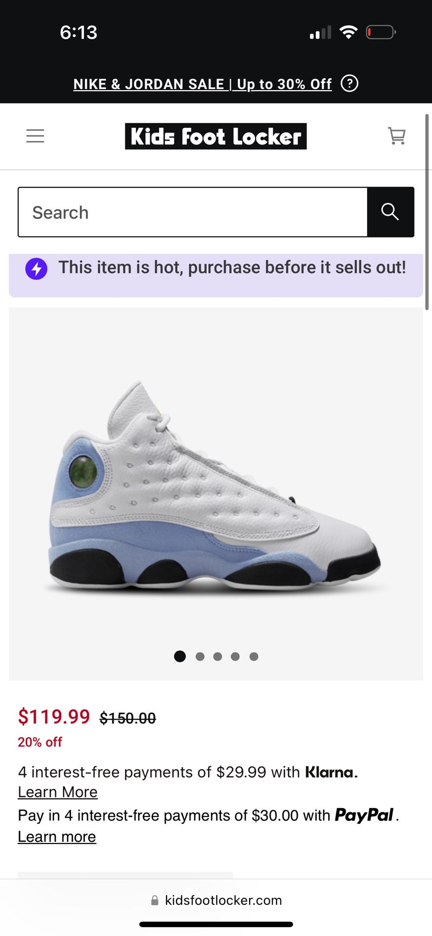 Jordan Retro 13s 11C